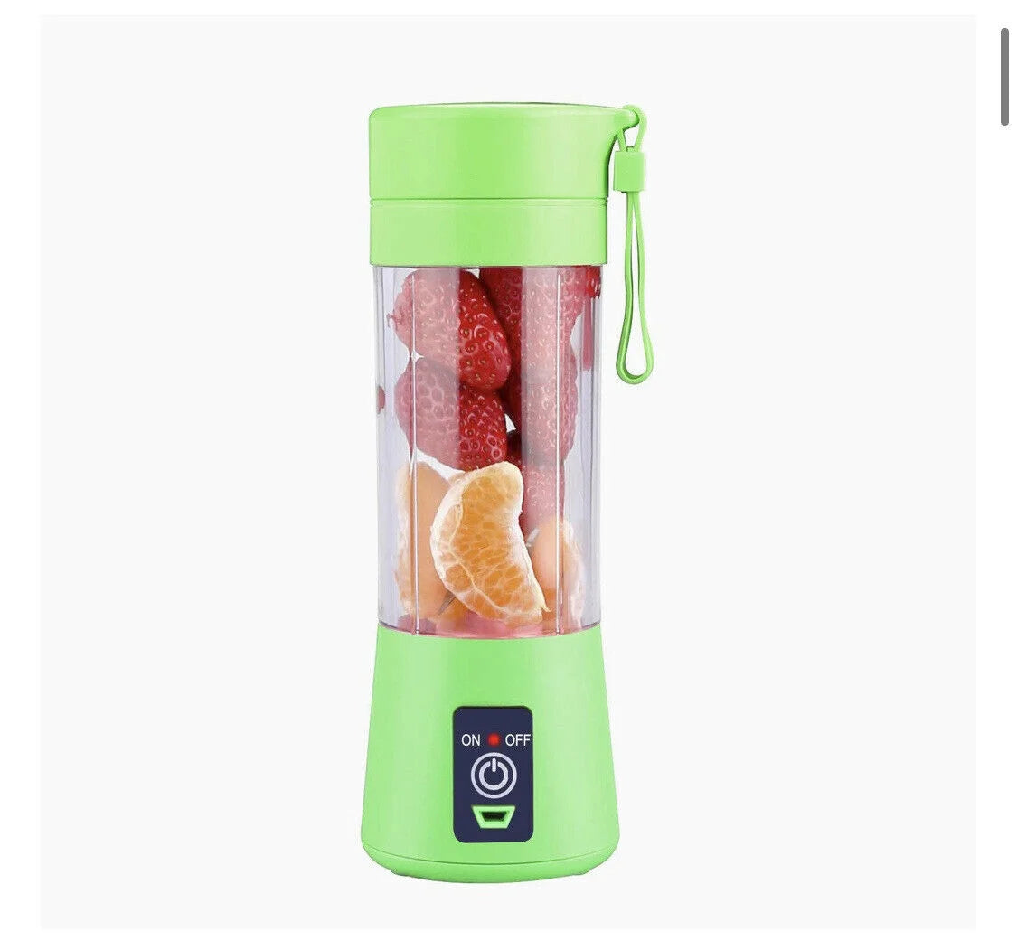 Portable Blender USB Rechargeable Personal Juicer Cup Small Fruit Juice Mixer for Shakes and Smoothies