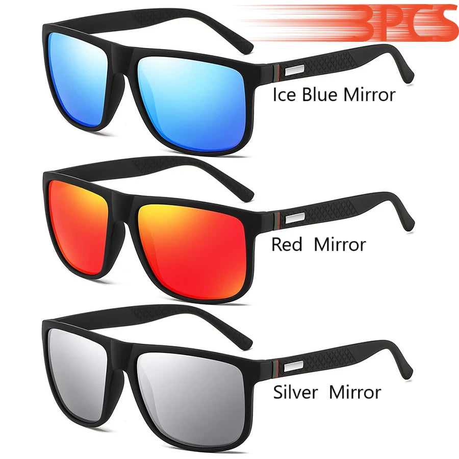 Fashion Vintage Square Sunglasses Men Women Luxury Brand Designer Men'S Sun Glasses Driving Fishing UV400 Eyewear Man