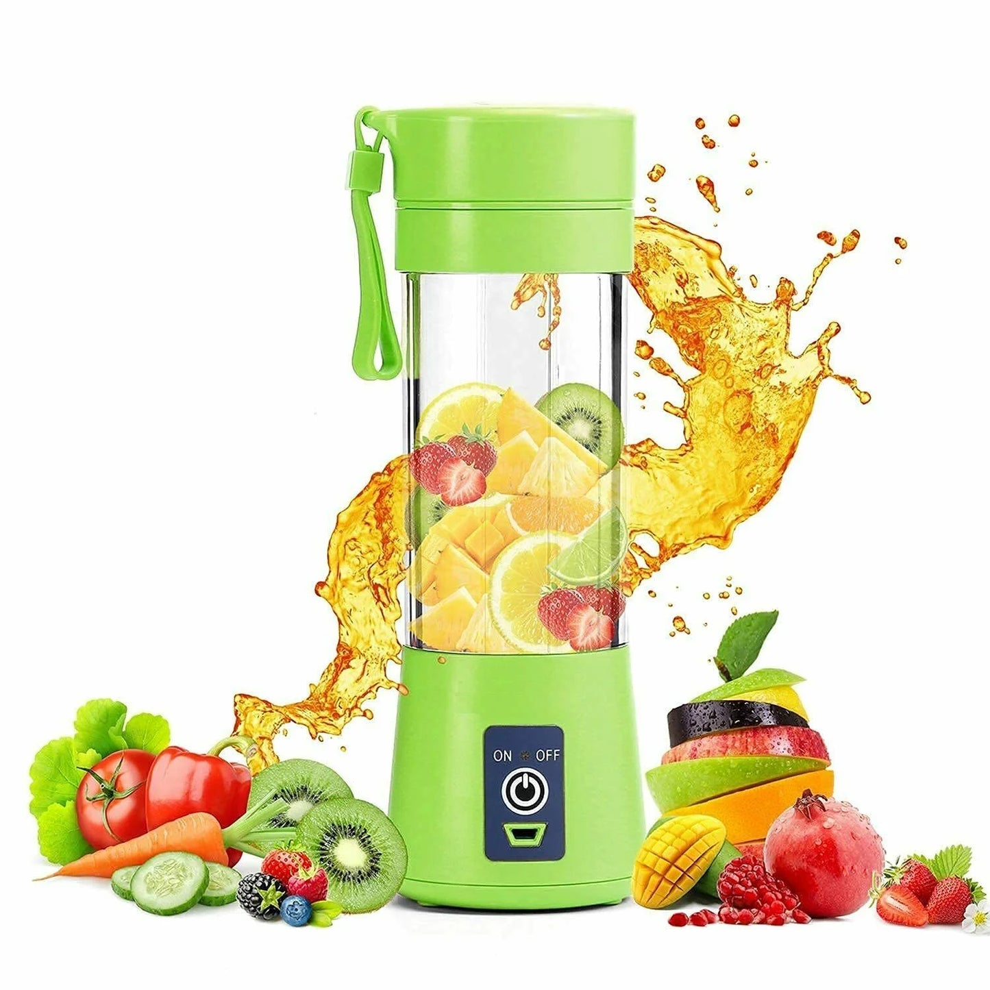 Portable Blender USB Rechargeable Personal Juicer Cup Small Fruit Juice Mixer for Shakes and Smoothies