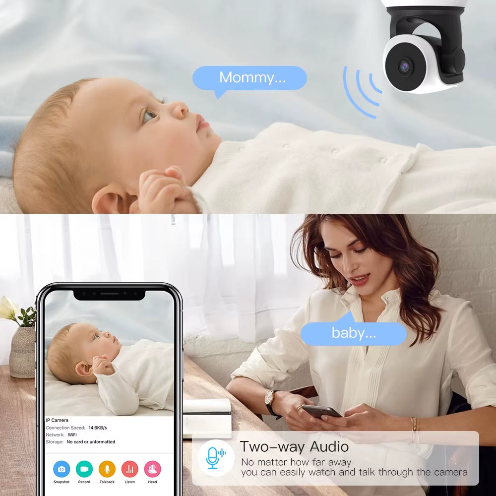 Original  1080P IP Camera C24S Wifi Surveillance CCTV Camera Security Camera IR Night Vision PTZ Camera Mobile View 7824