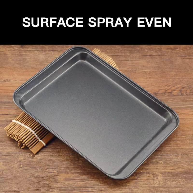 Rectangular Non-Stick Bread Cake Baking Tray Baking Tray Oven Rectangular Black Baking Tray Diy Baking